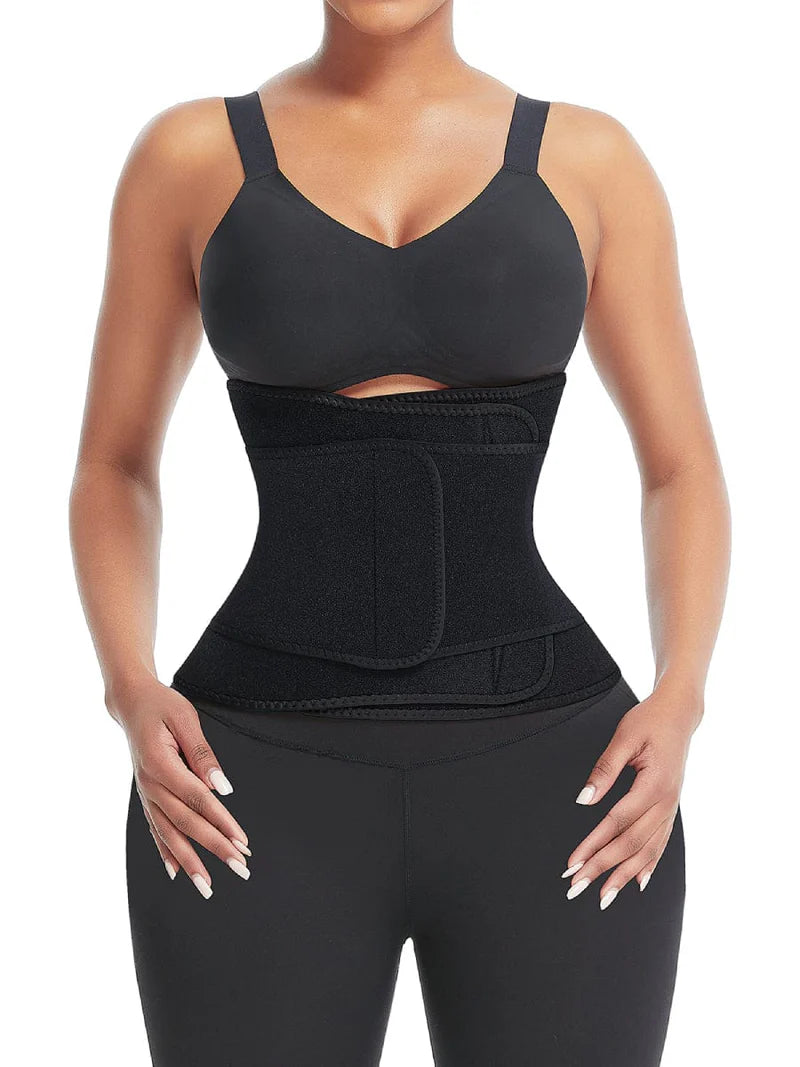 Breathable Compression Silhouette Sweat Band Black