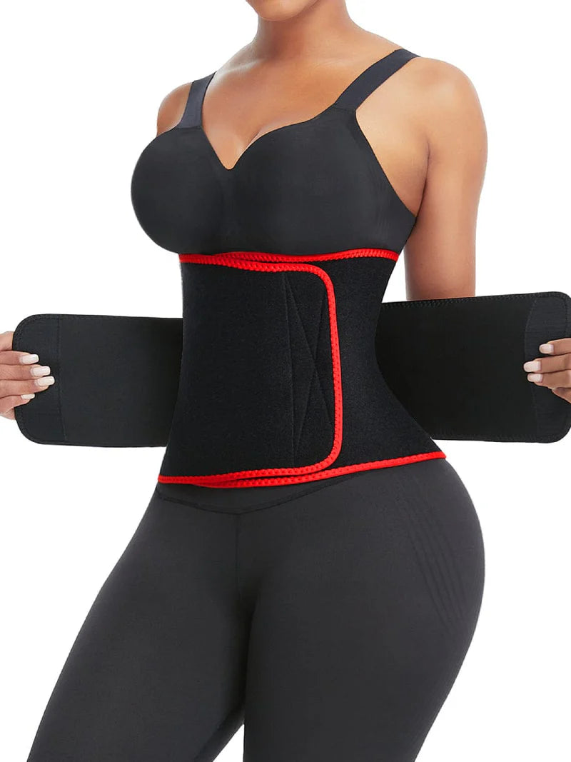 Breathable Compression Silhouette Sweat Band Red